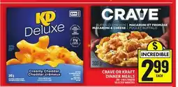 Food Basics CRAVE OR KRAFT DINNER MEALS offer