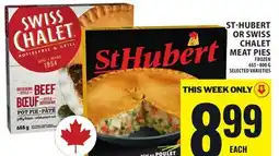 Food Basics ST-HUBERT OR SWISS CHALET MEAT PIES offer