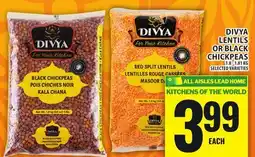 Food Basics DIVYA LENTILS OR BLACK CHICKPEAS offer