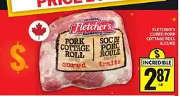 Food Basics FLETCHER'S CURED PORK COTTAGE ROLL offer