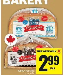 Food Basics RUDOLPH'S BREAD offer