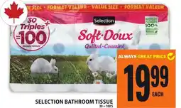 Food Basics SELECTION BATHROOM TISSUE offer