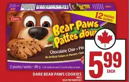 Food Basics DARE BEAR PAWS COOKIES offer