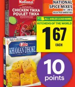 Food Basics GITS MIXES, NATIONAL SPICE MIXES offer
