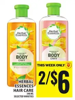 Food Basics HERBAL ESSENCES HAIR CARE offer