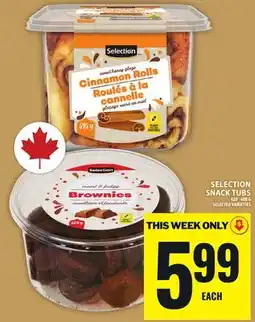 Food Basics SELECTION SNACK TUBS offer