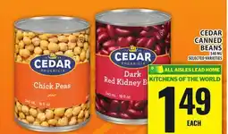 Food Basics CEDAR CANNED BEANS offer