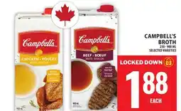 Food Basics CAMPBELL'S BROTH offer