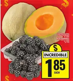Food Basics CANTALOUPES OR BLACKBERRIES offer