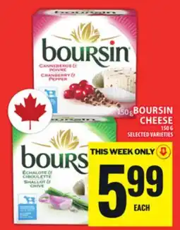 Food Basics BOURSIN CHEESE offer