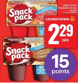 Food Basics SNACK PACK PUDDING OR GEL SNACK offer