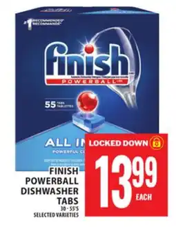 Food Basics FINISH POWERBALL DISHWASHER TABS offer
