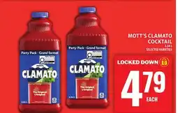 Food Basics MOTT'S CLAMATO COCKTAIL offer