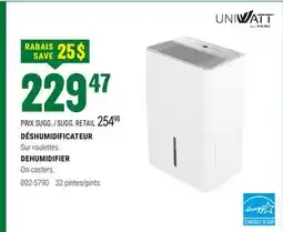 BMR DÉSHUMIDIFICATEUR offer