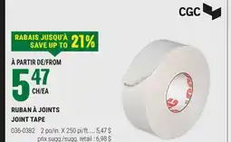 BMR RUBAN À JOINTS offer