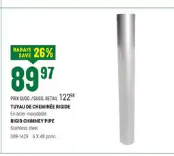 BMR TUYAU DE CHEMINÉE RIGIDE offer