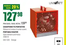 BMR CHAUFFERETTE PORTATIVE offer