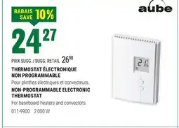 BMR THERMOSTAT ÉLECTRONIQUE NON PROGRAMMABLE offer