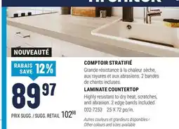 BMR COMPTOIR STRATIFIÉ offer