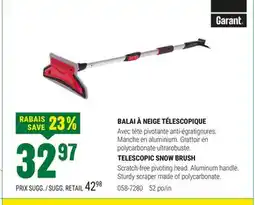 BMR BALAI À NEIGE TÉLESCOPIQUE offer