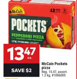 Giant Tiger McCain Pockets pizza offer