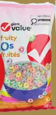 Giant Tiger Giant Value cereal offer