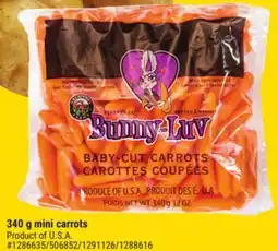 Giant Tiger 340 g mini carrots offer