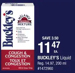 Giant Tiger BUCKLEY'S Liquid offer
