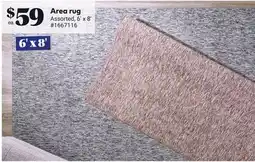 Giant Tiger Area rug offer