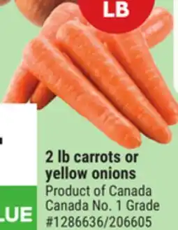 Giant Tiger 2 lb carrots offer