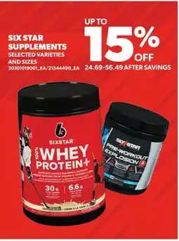Real Canadian Superstore SIX STAR SUPPLEMENTS offer