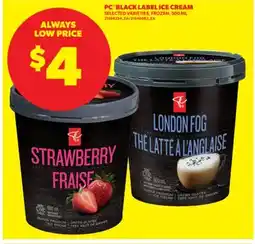 Real Canadian Superstore PC BLACK LABEL ICE CREAM offer