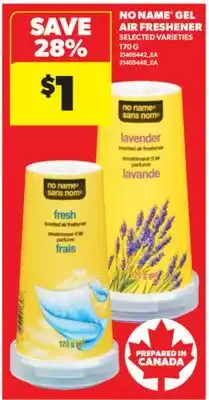 Real Canadian Superstore NO NAME GEL AIR FRESHENER offer