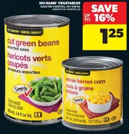 Real Canadian Superstore NO NAME VEGETABLES offer