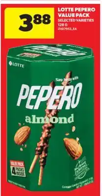 Real Canadian Superstore LOTTE PEPERO VALUE PACK offer