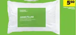 Real Canadian Superstore EVERYDAY ESSENTIALS JUMBO PILLOW offer