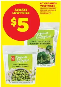 Real Canadian Superstore PC ORGANICS VEGETABLES offer