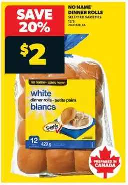 Real Canadian Superstore NO NAME DINNER ROLLS, 12' S offer
