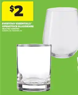 Real Canadian Superstore EVERYDAY ESSENTIALS OPENSTOCK GLASSWARE offer