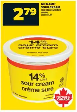 Real Canadian Superstore NO NAME SOUR CREAM offer