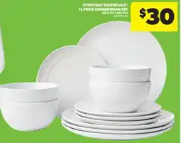 Real Canadian Superstore EVERYDAY ESSENTIALS 12 PIECE DINNERWARE SET offer