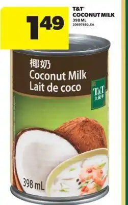 Real Canadian Superstore T & T COCONUT MILK offer