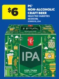 Real Canadian Superstore PC NON-ALCOHOLIC CRAFT BEER offer