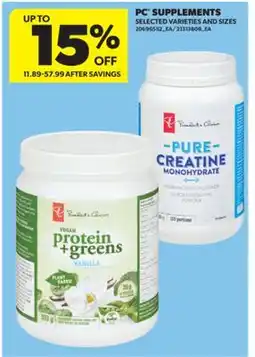 Real Canadian Superstore PC SUPPLEMENTS offer