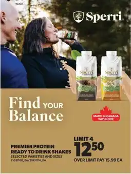 Real Canadian Superstore PREMIER PROTEIN READY TO DRINK SHAKES offer