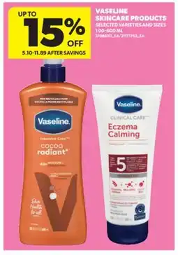 Real Canadian Superstore VASELINE SKINCARE PRODUCTS offer