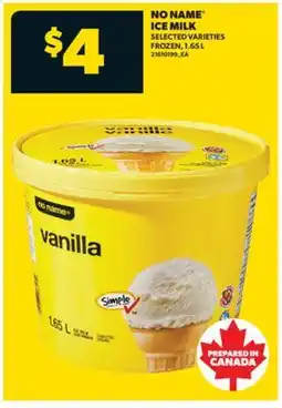 Real Canadian Superstore NO NAME ICE MILK offer