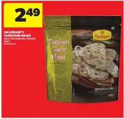 Real Canadian Superstore HALDIRAM'S TANDOORI NAAN offer