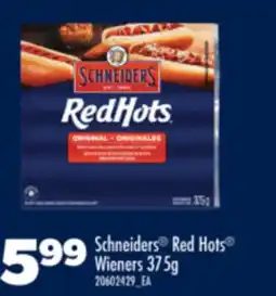 Real Canadian Superstore SCHNEIDERS RED HOTS WIENERS offer