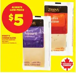 Real Canadian Superstore ZIGGY'S CHEESE SLICES, 160/180 G offer